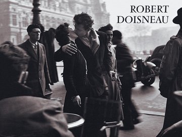 Robert Doisneau Poster/Kunstdruck Le baiser de l'hotel 80 x 60 cm von Poster Revolution