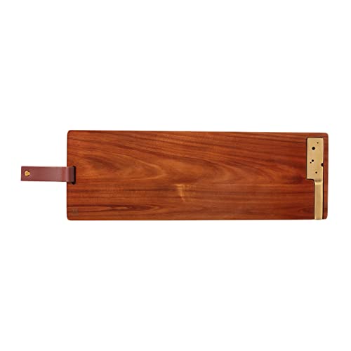 DOIY - Schneide- und Servierbrett - Holzbrett für Käse - Design inspiriert von Gruyère-Käse - Inklusive Messer zum Schneiden - Originelle Küchenaccessoires - Küchenbrett - 50,5x17x2 cm DOIY - Schneide- und Servierbrett - Holzbrett für Käse - Design inspiriert von Gruyère-Käse - Inklusive Messer zum Schneiden - Originelle Küchenaccessoires - Küchenbrett - 50,5x17x2 cm von Doiy