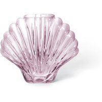 DOIY - Seashell Vase, pink / transparent von Doiy