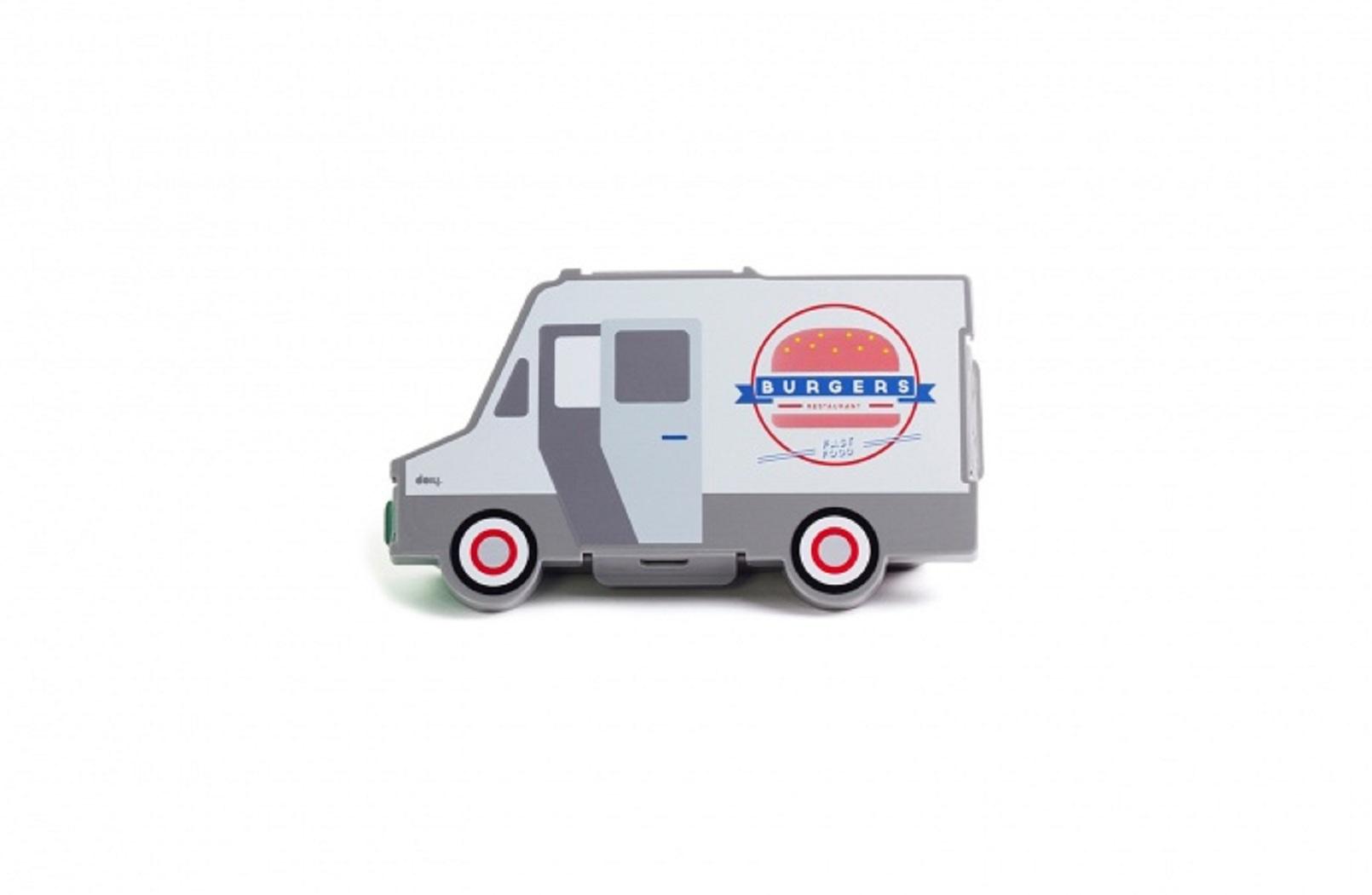Doiy Lunchbox Burger Truck Grau Frühstücksbox DYFOODTBU von Doiy Design S.L.