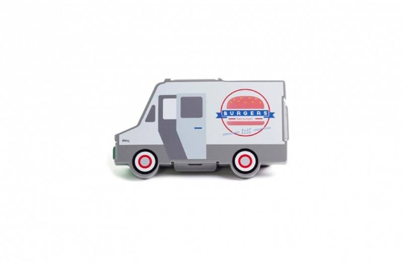 Doiy Lunchbox Burger Truck Grau Frühstücksbox DYFOODTBU von Doiy Design S.L.