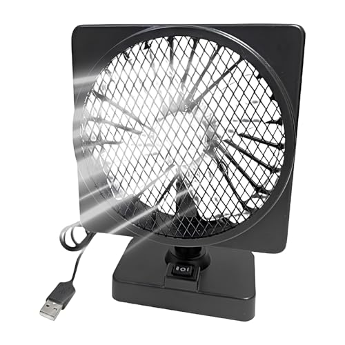 Doiyislem AC Auto-Lüfter - Steckdosenbetriebener 12V Auto Kühlventilator - USB Luftzirkulator Mit 360 Grad Drehung Für Auto LKW Boot Reisen von Doiyislem