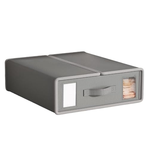 Doiyislem Bettwäsche Organizer und Aufbewahrung - Faltbare Bettwäsche-Set Organizer und Aufbewahrung,Box mit Sichtfenster staubdichte Behälter für Wohnheim Hochschule Kleiderschrank Kinder Doiyislem Bettwäsche Organizer und Aufbewahrung - Faltbare Bettwäsche-Set Organizer und Aufbewahrung,Box mit Sichtfenster staubdichte Behälter für Wohnheim Hochschule Kleiderschrank Kinder von Doiyislem