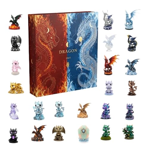 Doiyislem Christmas Countdown Kalender - Acryl 2D Deko Für Zuhause 24 Tage - Tischdekoration Weihnachtszählkalender,Für Kinder Erwachsene Sammler Auto Innendeko Desktop Geburtstag Festtag von Doiyislem