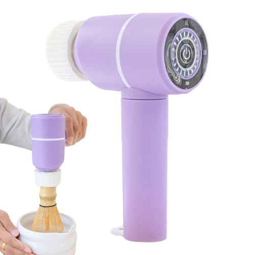 Doiyislem Elektrischer Milchschäumer Handheld - Matcha Mixer Elektrischer Getränkerührer | Aufladbarer Mixer Rührstab Küchengerät für Pulver Tee Sahne Cappuccino Milch Protein von Doiyislem