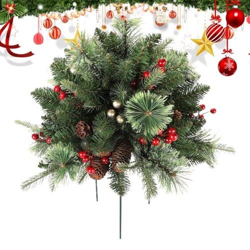 Doiyislem Gartenstäbe,Weihnachtsbaum Gartenkunst | Dekorative Bodenspikes Für Frühling Terrasse Gartenweg Rasen Außenbereich Gartengestaltung von Doiyislem