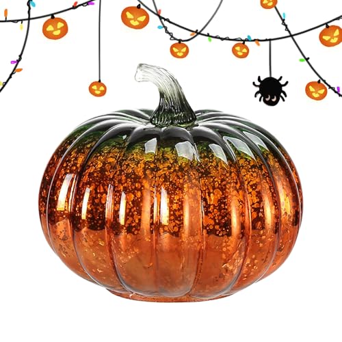 Doiyislem Leuchtender Kürbis - LED Halloween Dekoration Kürbis Deko - Deko-Beleuchtung Für Wohnzimmer Garten Tischdekoration Halloween Party Dekoration Innenbereich Außenbereich von Doiyislem