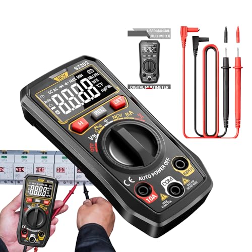 Doiyislem Multimeter Messgerät - Berührungsloser 4000 Stellen Präziser Elektrischer Test | Elektrische Steckdose Digitaler Spannungstester,Für Strom Widerstand Kapazität Und Doiyislem Multimeter Messgerät - Berührungsloser 4000 Stellen Präziser Elektrischer Test | Elektrische Steckdose Digitaler Spannungstester,Für Strom Widerstand Kapazität Und von Doiyislem