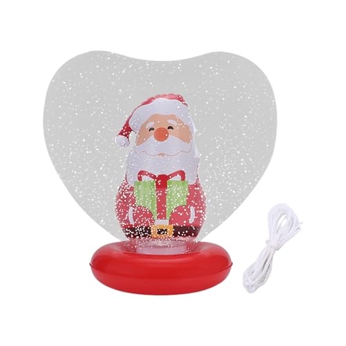 Doiyislem Riesige Aufblasbare Weihnachtskugel | Herzförmige Leuchtende Festtagsdekoration | Figur Innen Blasball Deko | Für Außen Garten Terrasse Balkon Wegöffentlicher Raum Park Doiyislem Riesige Aufblasbare Weihnachtskugel | Herzförmige Leuchtende Festtagsdekoration | Figur Innen Blasball Deko | Für Außen Garten Terrasse Balkon Wegöffentlicher Raum Park von Doiyislem