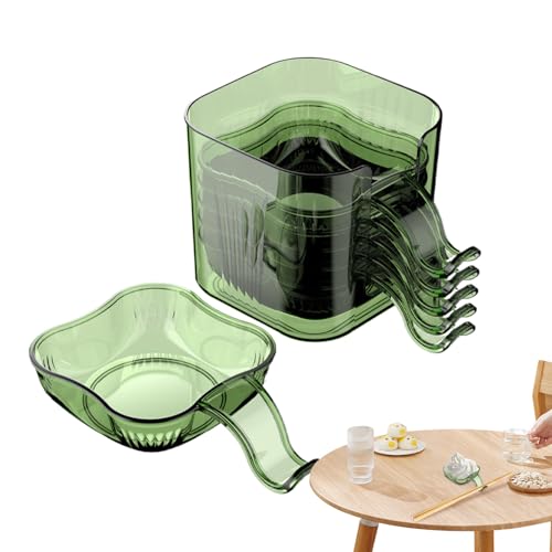 Doiyislem Saucenteller - Dipschalen Set - Multifunktionelle Kleine Schüssel mit Halterung für Buffet MittagOutdoor Vorspeise Home Party Picknick Teilen von Doiyislem