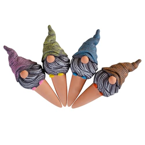 Doiyislem Selbstbewässerungsspitzen,Selbstbewässerungseinsatz für Blumentöpfe | Gartenbedarf Gnomenförmige Bewässerungshilfe für Garten Terrasse Balkon Innenbereich Urlaub Blumentöpfe Zuhause von Doiyislem