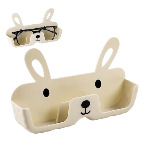 Doiyislem Sonnenbrillen Wandhalterung,Aufhängbare Brillenablage - Hängebarer Hasenförmiger Brillenhalter Für Schlafzimmer, Flur, Kleiderschrank, Schminktisch, Badezimmer, Zuhause von Doiyislem