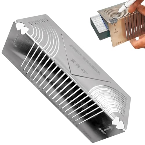 Doiyislem Winkel Und Markierwerkzeug | Rechtwinkelmesswerkzeug,Präzises Parallelzeichnen Hilfsmittel Zuschneidehilfe Für Schweißen Bau Tischlerei Holz- Und Metallarbeiten von Doiyislem