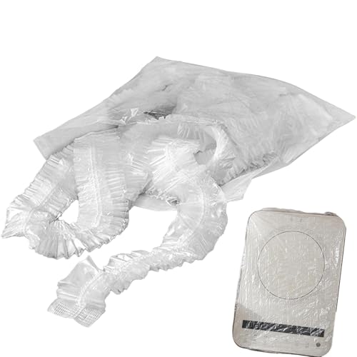Staubschutz Für Küchengeräte - 10 Stück Mikrowellen-Staubschutzhüllen | Universelle Elastische Kleingeräte-Abdeckfolie | Transparente Ofenabdeckung | Für Wasserkocher, Reiskocher, Ventilator, Mixer von Doiyislem