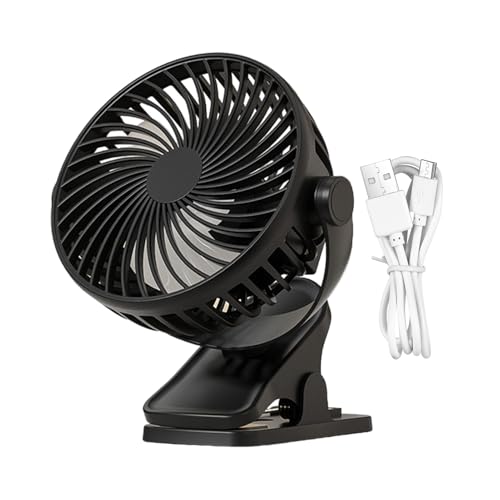 Tragbarer Clip-Ventilator – 4000 MAh Akkubetriebener USB-Tischventilator, 3 Geschwindigkeiten, Leiser Ventilator Mit Stabiler Klemme, Horizontal Und Vertikal Um 360° Drehbar, Für Zuhause, Büro Tragbarer Clip-Ventilator – 4000 MAh Akkubetriebener USB-Tischventilator, 3 Geschwindigkeiten, Leiser Ventilator Mit Stabiler Klemme, Horizontal Und Vertikal Um 360° Drehbar, Für Zuhause, Büro von Doiyislem