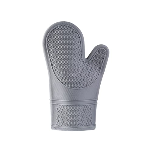 Dojimayisc Silikon-Ofenhandschuhe - Tiefschwarz Ofenhandschuhe HitzebestäNdiges, Weiches Futter Silikon-Ofenhandschuhe - Topflappen-Set von Dojimayisc
