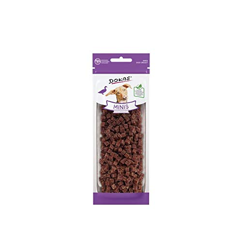 Dokas Dog Minis mit Entenbrust für Hunde als Snack - 9 x 70g von Dokas