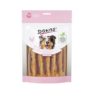 Dokas Dog Hühnerbrust mit Leber für Hunde als Belohnung 8 x 220g von Dokas