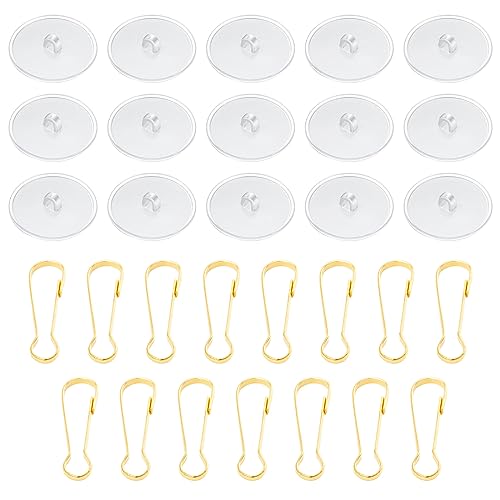 Dokeno 30 Stück Selbstklebend Wandhaken,Deckenhaken Selbstklebend Transparent,Klebehaken ohne Bohren,Transparent Decke Klebehaken,Transparent Klebehaken,für Küche Bad Wand Tür Decke zum Aufhängen von Dokeno
