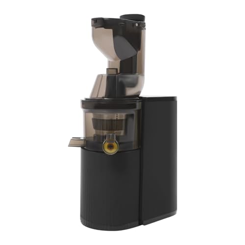 Entsafter Slow Juicer 800W, Gemüse- und Obstentsafter mit 80mm Einfüllschacht, Elektrische Saftmaschine Juicer Machine mit Lebensmittelechter Filter, 500ml Kapazität (Schwarz) von Dokiiovo