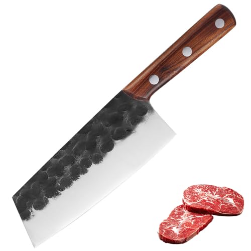 Doklasu japanischer Stil Küchenmesser Handgefertigte Schmiede Kochmesser Voll Tang Cleaver Hochkohlenstoffstahl Kochmesser mit Holzgriff für Zuhause und Restaurant Doklasu japanischer Stil Küchenmesser Handgefertigte Schmiede Kochmesser Voll Tang Cleaver Hochkohlenstoffstahl Kochmesser mit Holzgriff für Zuhause und Restaurant von Doklasu