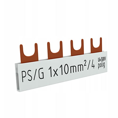 1P Phasenschiene 10mm² 4-polig Sammelschiene Stromschiene Kammschiene 6695 von Doktorvolt