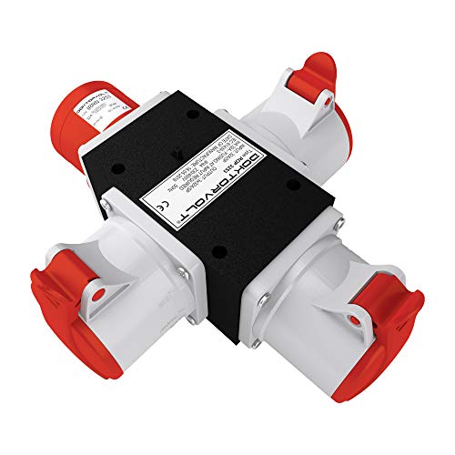 CEE Adapter 3 x 32A / 400 V Stromverteiler Baustromverteiler ROP 3253 Verteiler 6383 CEE Adapter 3 x 32A / 400 V Stromverteiler Baustromverteiler ROP 3253 Verteiler 6383 von Doktorvolt