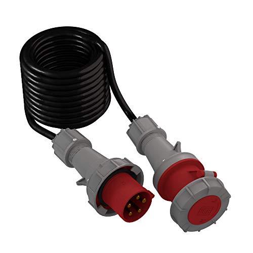 CEE Verlängerungskabel Kabel 400V 63A IP67 wasserdicht Starkstromkabel 5x10mm2 Doktorvolt® 25m von Doktorvolt