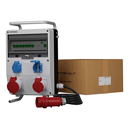 Doktorvolt Stromverteiler Baustromverteiler Wandverteiler Steckdosenverteiler Auf Einem Ständer Mit Kabel 32A 16A 2x230V ECO-S/FI SKHU 0403 Doktorvolt Stromverteiler Baustromverteiler Wandverteiler Steckdosenverteiler Auf Einem Ständer Mit Kabel 32A 16A 2x230V ECO-S/FI SKHU 0403 von Doktorvolt