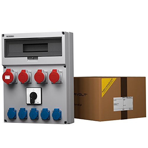 Doktorvolt Stromverteiler Baustromverteiler Wandverteiler Steckdosenverteiler Mit GR Verbindungselement 32A 3x16A 5x230V 9061 Doktorvolt Stromverteiler Baustromverteiler Wandverteiler Steckdosenverteiler Mit GR Verbindungselement 32A 3x16A 5x230V 9061 von Doktorvolt