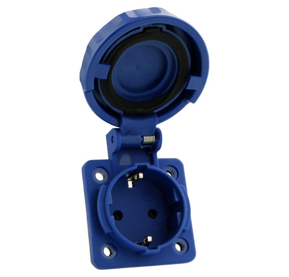 Doktorvolt Steckdose Einbausteckdose 230V 16A IP67 Schuko Steckdose Doktorvolt, 1-St. Doktorvolt Steckdose Einbausteckdose 230V 16A IP67 Schuko Steckdose Doktorvolt, 1-St. von Doktorvolt