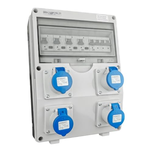 Doktorvolt Stromverteiler Camping TD-FI/LS 4x230 Steckdosen Doktorvolt 7921 von Doktorvolt