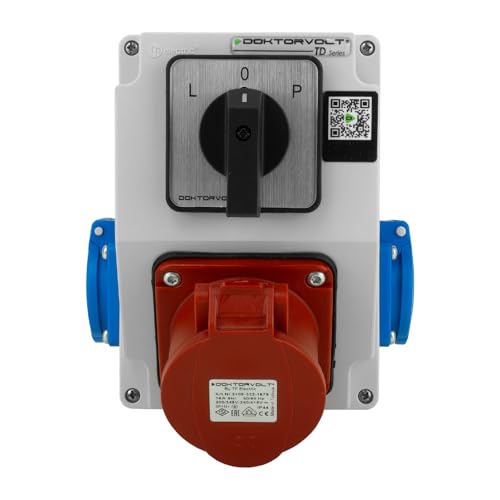 Doktorvolt Stromverteiler Wandverteiler 16A 2x230V Mit Nockenschalter IP44 Komplett Verdrahtet DV-5244-D Doktorvolt Stromverteiler Wandverteiler 16A 2x230V Mit Nockenschalter IP44 Komplett Verdrahtet DV-5244-D von Doktorvolt