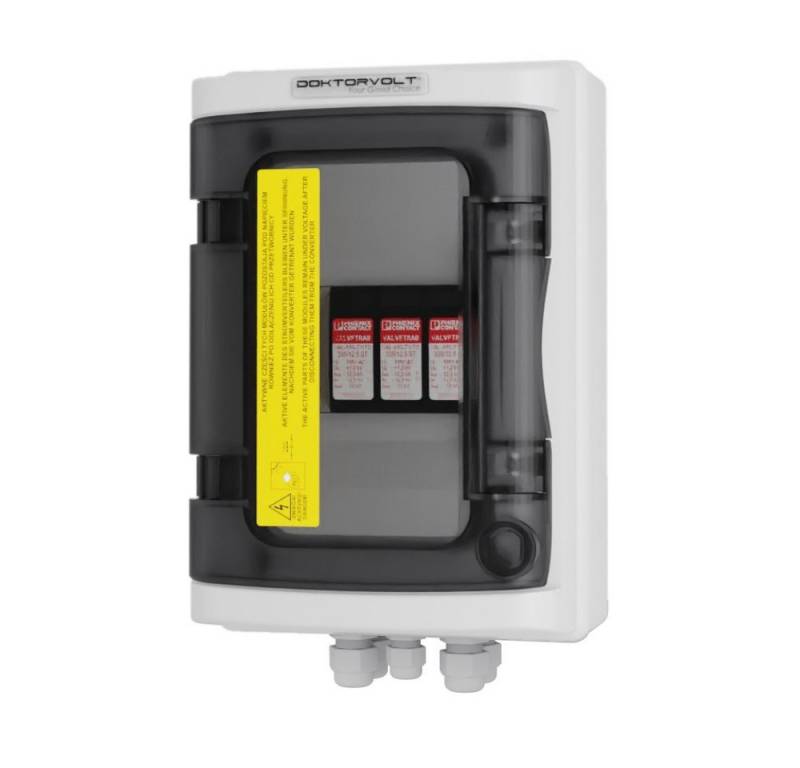 Doktorvolt Verteilerbox PV Generatoranschlusskasten 1-String Solar PV DC 1000V 1x T2 Phoenix von Doktorvolt