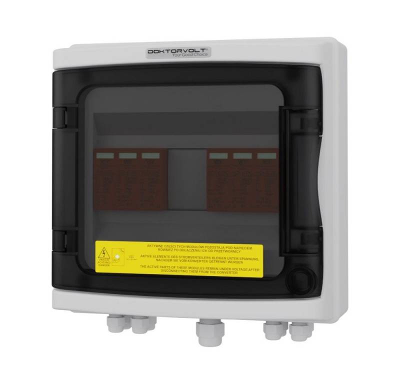 Doktorvolt Verteilerbox PV Generatoranschlusskasten Solar Photovoltaik 1000V DC 2-String T2 von Doktorvolt