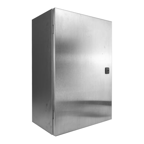 Doktorvolt Verteilerkasten Aufputz Sicherungskasten Aus Edelstahl 400 x 600 x 260 mm Aufputzverteiler Silber StBox Doktorvolt Verteilerkasten Aufputz Sicherungskasten Aus Edelstahl 400 x 600 x 260 mm Aufputzverteiler Silber StBox von Doktorvolt