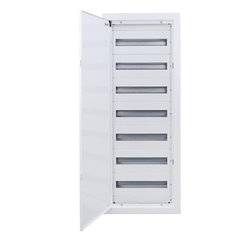 Doktorvolt Verteilerkasten Sicherungskasten Aus Metall Verteilerschrank Unterputz Stromverteiler Baustromverteiler 126 Module 7 Reihen IP30 2090 von Doktorvolt