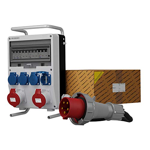 Doktorvolt Stromverteiler Baustromverteiler TD-S/FI 2x32A 4x230 SKHU Kabel Gestell Doktorvolt Stromverteiler Baustromverteiler TD-S/FI 2x32A 4x230 SKHU Kabel Gestell von Doktorvolt