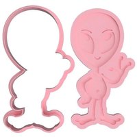 Alien Debosser Cookie Cutters Fondant Stempel Form Kuchen Capcake Dekorieren Werkzeuge von DolceMiaCookie
