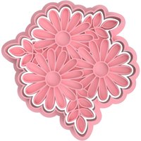 Gänseblümchen Blumen Ausstechform Stempel Gänseblümchen Blumen Ausstechform Stempel von DolceMiaCookie