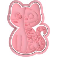 Katzen Skelett Ausstechform Katzen Skelett Ausstechform von DolceMiaCookie