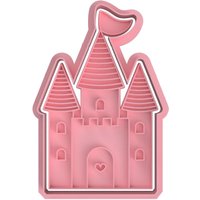 Prinzessin Schloss Ausstechform Und Stempel von DolceMiaCookie