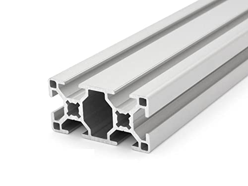 Aluminiumprofil 30x60L B-Typ Nut 8 (leicht), silber eloxiert. Aluminium Profil 30x60 Alu Profil 30 x 60 Montage- Systemprofil 1200mm von DOLD Mechatronik