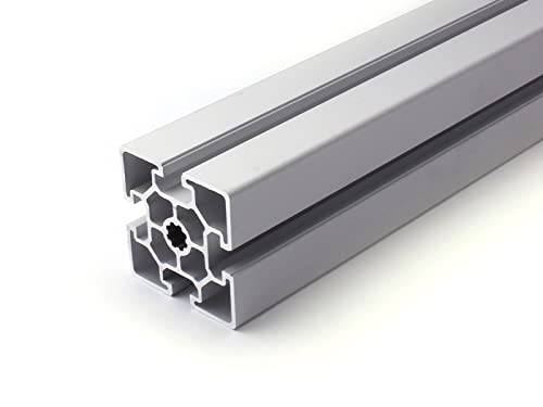Aluminiumprofil 60x60L B-Typ Nut 10 (leicht), silber eloxiert. Aluminium Profil Alu Profil Montage- Systemprofil 1820mm von DOLD Mechatronik