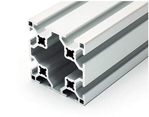 Aluminiumprofil 60x60L B-Typ Nut 8 (leicht), silber eloxiert. Aluminium Profil 60x60 Alu Profil 60 x 60 Montage- Systemprofil 700mm von DOLD Mechatronik
