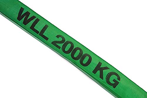 Dolezych Doppelmantel-Rundschlinge 2000 kg Tragfähigkeit, 1.50 m Nutzlänge - Grün von Dolezych
