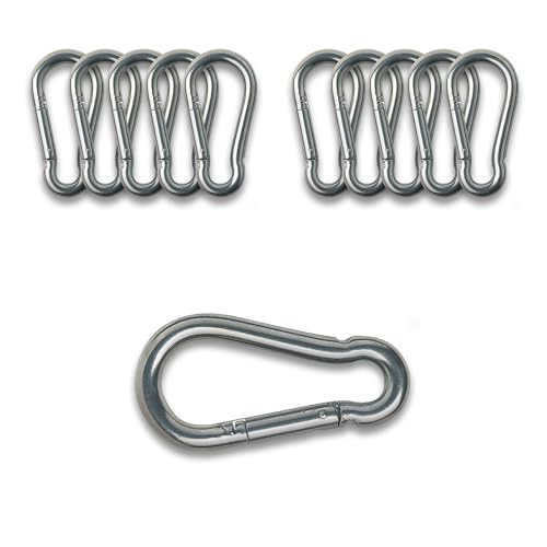 Dolezych SET-03114080-001 80x8 Karabinerhaken, Silber, 80x8mm/ 230 kg Dolezych SET-03114080-001 80x8 Karabinerhaken, Silber, 80x8mm/ 230 kg von Dolezych