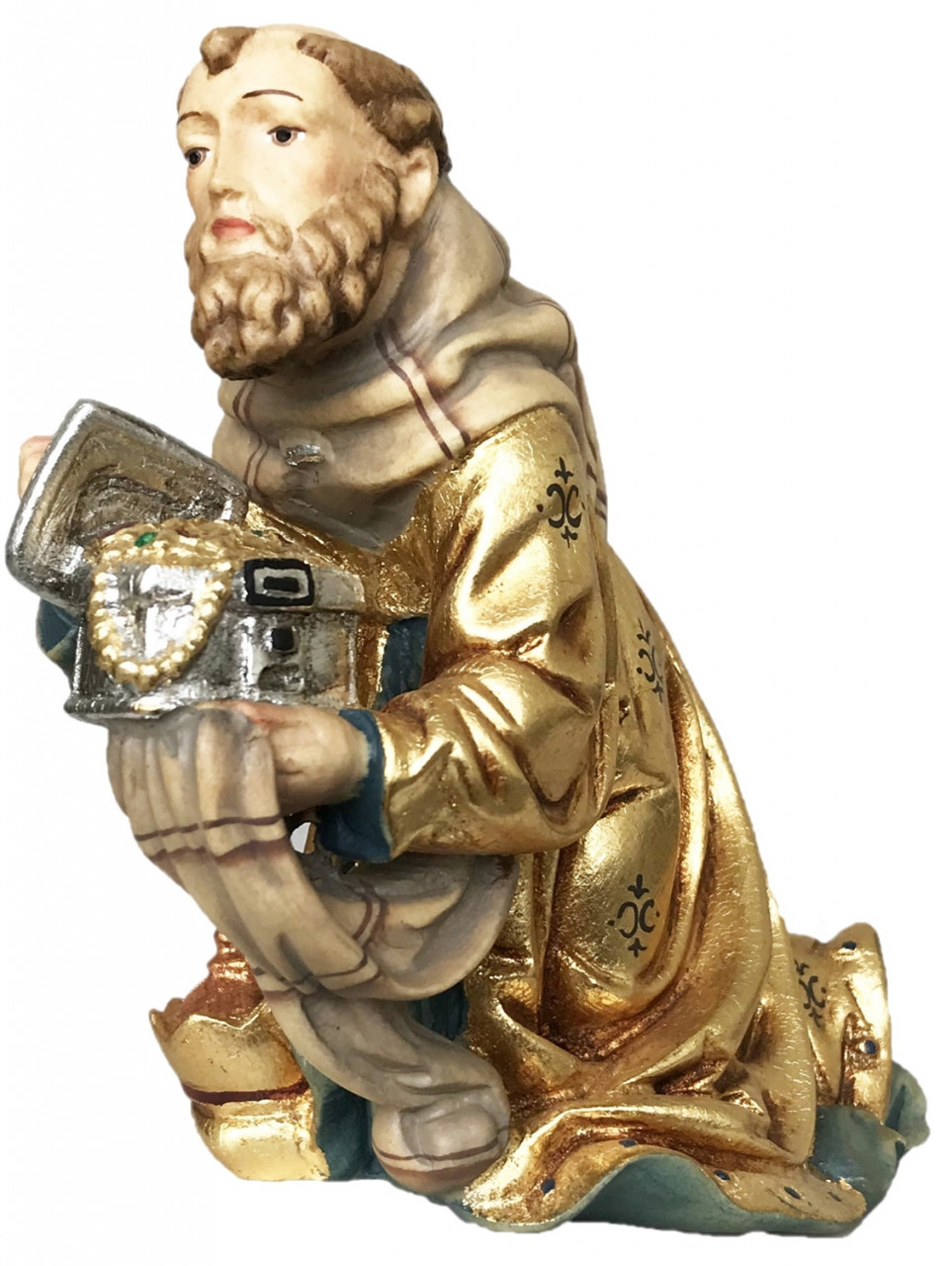 Krippenfigur Matteo Kollektion Heilige Drei Könige Balthasar Holzfigur Holzstatue Statue Ahornholz von Dolfi