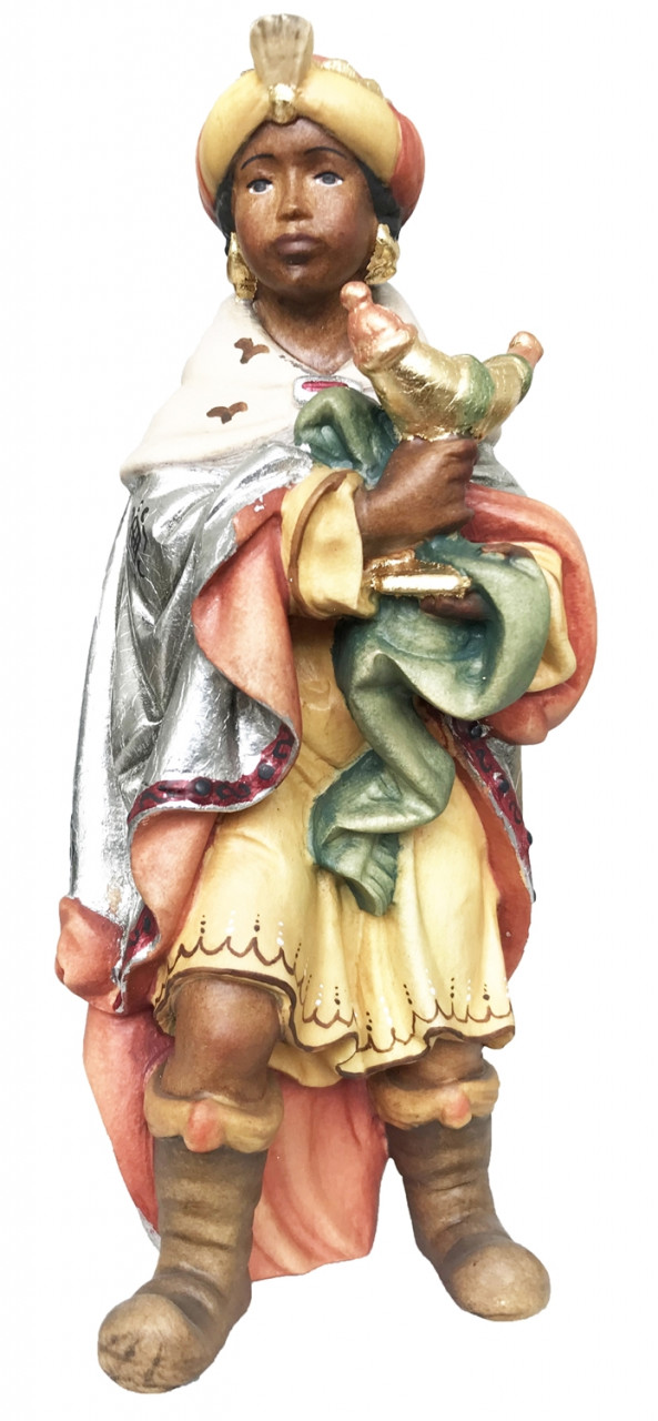 Krippenfigur Matteo Kollektion Heilige Drei Könige Caspar Holzfigur Holzstatue Statue aus Ahornholz von Dolfi