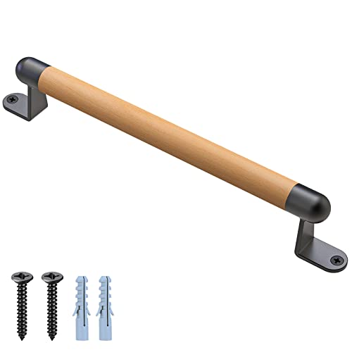 Dolibest 17" Wooden Barn Door Pull Handle, Wooden Fence Gate Pull Handle, 2 Durable Metal Support, Heavy Duty Sliding Door Handle for Gate Barn Door, Closet, Garage, Includes Install Hardware Dolibest 17" Wooden Barn Door Pull Handle, Wooden Fence Gate Pull Handle, 2 Durable Metal Support, Heavy Duty Sliding Door Handle for Gate Barn Door, Closet, Garage, Includes Install Hardware von Dolibest